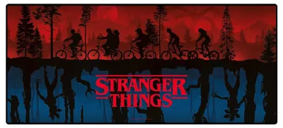 Produktbild von Stranger Things Schreibtischunterlage The Upside Down