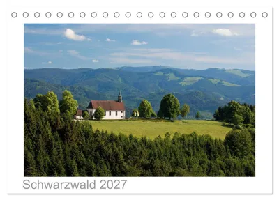Produktbild von Schwarzwald 2027 (Tischkalender 2027 DIN A5 quer), CALVENDO Monatskalender