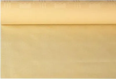 Produktbild von Papiertischtuch mit Damastprägung 8 m x 1,2 m creme