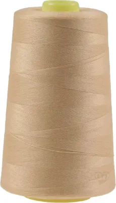 4572m Polyester Overlock Garn dunkle mandelgelb