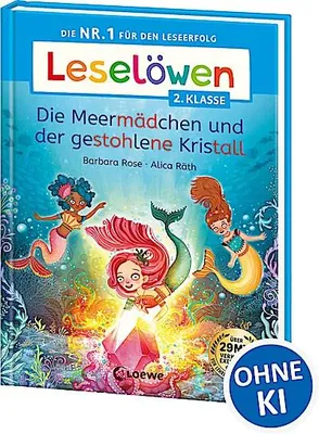 Immagine prodotto di Leselöwen 2. Klasse - Die Meermädchen und der gestohlene Kristall