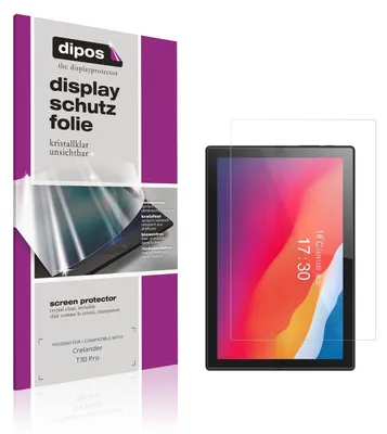 Produktbild von 2x Schutzfolie für Crelander T30 Pro klar Displayschutzfolie Folie Display Schutz dipos
