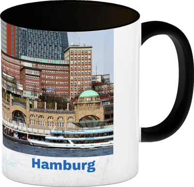 Produktbild von streetline Hamburg Landungsbrücken Tasse