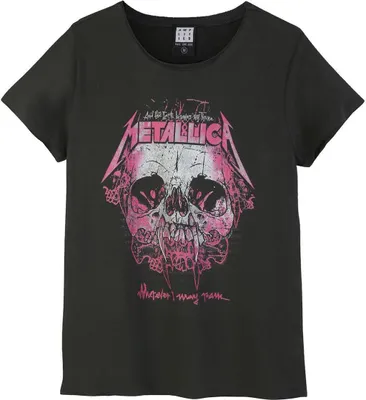 Produktbild von Amplified - "Wherever I May Roam" T-Shirt für Damen GD1665 (M) (Holzkohle)