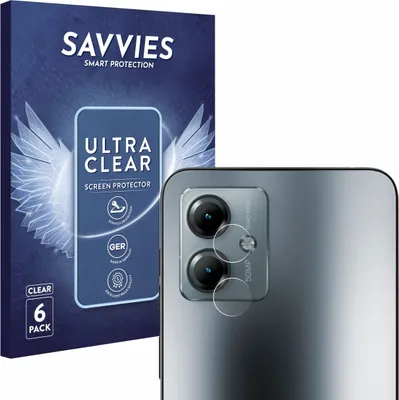 Produktbild von 6x Für Motorola Moto G14 (NUR Kameraschutz) Schutzfolie Savvies Displayschutz Display Schutz Folie Klar Transparent