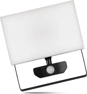 LED reflektor TAMBO s pohybovým čidlem, 51 W, černý, neutrální bílá
