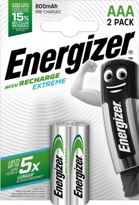 Productafbeelding van Akkus Energizer E300624300 AAA HR03, 800 mAh, zilverkleurig