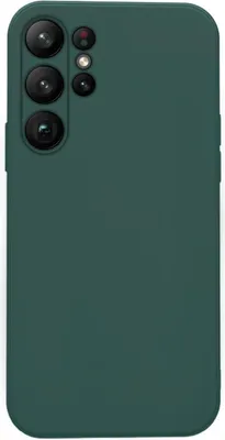 Produktbild von Hülle für Samsung Galaxy S23 Ultra Case Cover Bumper Silikon Softgrip Schutzhülle Farbe: Grün