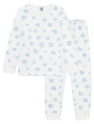 Productafbeelding van Petit Bateau meisjesnachtkleding Cheyenne_h, kleur: marshmallow/meerkleurig, maat: 3 jaar