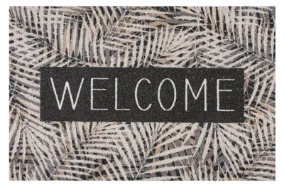 Produktbild von MD Entree Impression | Fußmatte - Schmutzfangmatte - Eingangsmatte,Größe:40x60 cm;Motiv:leaves welcome