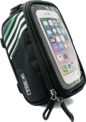 Produktbild von Fahrrad Tasche Halterung in Schwarz Befestigung für Smartphone