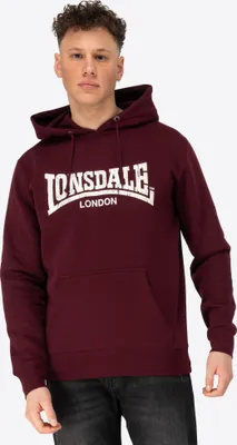 Produktbild von Lonsdale Herren Hoodie Wolterton oxblood/ecru XXL