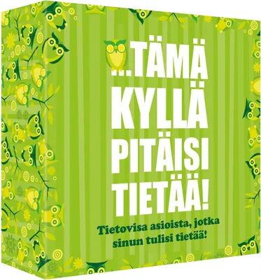Obrázok produktu pre Tämä Kyllä Pitäisi Tietää -Kvíz