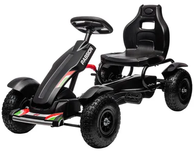 Productafbeelding van HOMCOM Go-kart, loopfiets met rem, kinderfiets met verstelbare zitting