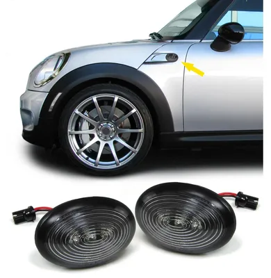 Produktbild von Seitenblinker 2x LED Blinker schwarz Smoke für Mini R55 R56 R57 R58 R59