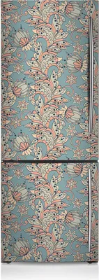 Produktbild von Kühlschrankmagne Kühlschrank Magnetfolie Dekoration 60x190 cm - Märchenblumen