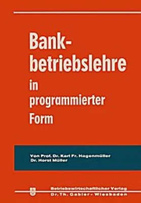 Obrázok produktu pre Bankbetriebslehre in programmierter Form