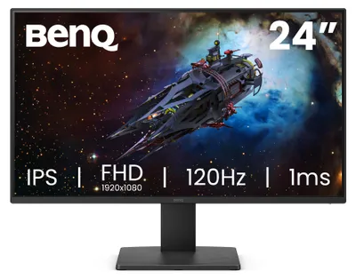 Zdjęcie produktu dla BenQ GW2491P, 60,5 cm (23.8"), 1920 x 1080 px, Full HD, LED, 1 ms, Czarny