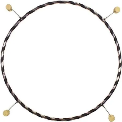 Produktbild von Feuer Hula Hoop Reifen, 90cm, 4 Fackeln, 20mm