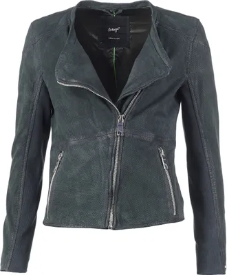 Produktbild von Maze Lederjacke Linden Damen petrol L