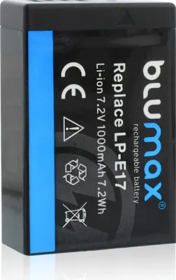 Produktbild von Blumax Akku passend für Canon LP-E17 EOS RP M3 M6 750D 760D R8 R10 R50 1000 mAh