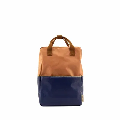 Produktbild von Sticky Lemon backpack large | meadows | colourblocking | morning sky + deep lake blue - Wiese
