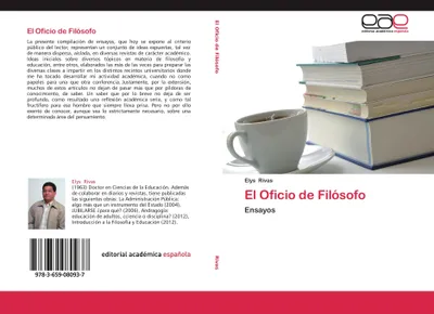 Produktbild von El Oficio de Filósofo