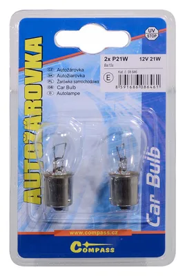 Obrázok produktu pre Compass 08646 - Žárovka 12V P21W 21W Ba15s blister 2ks