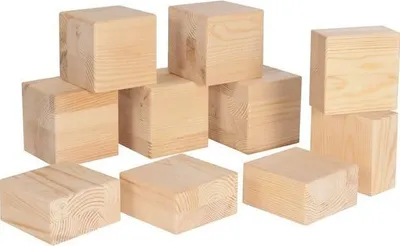 Produktbild von EDUPLAY 160281 Holzklötze zu Wasserbahn, natur, 10-teilig (10er Pack)