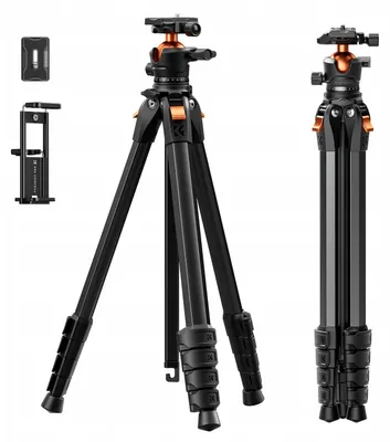 Produktbild von K&F CONCEPT Schwarz Kamera Stativ, 187cm