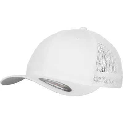 Produktbild von Urban Classics Flexfit Mesh Trucker Herren Cap Einfarbig, Größe: S/M; Farbe: White