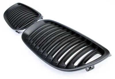 PREMIUM Kühlergrill Sportgrill Gitter Front Grill Schwarz für BMW E92 E93 – Produktansicht