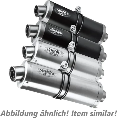 Produktbild von Hashiru Auspuff ST05 oval small schwarz für BMW F 900 GS