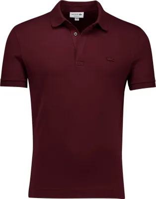 Produktbild von Lacoste Polo Bordeaux Kurzarm Uni