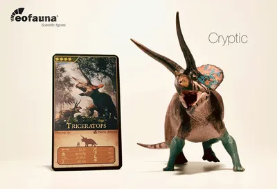 Zdjęcie produktu dla Eofauna FIG-006B Triceratops „Cryptic” 20 cm Świat dinozaurów