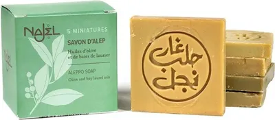 Immagine prodotto di Najel Aleppo Saponi Ospiti Set Da 5 --set Da 3 Pezzi - 5x20g
