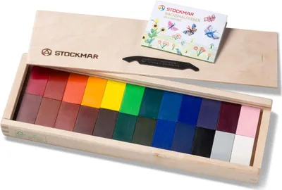 Produktbild von STOCKMAR Wachsmalblöcke farbsortiert, 24 St.