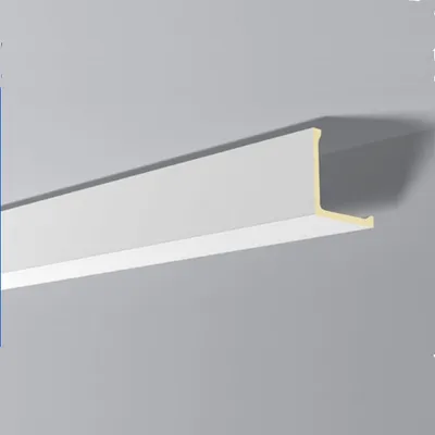 Immagine prodotto di Rivestimento modanatura NMC L1 ARSTYL Noel Marquet Battiscopa decorativo Cornice del soffitto Modanatura decorativa moderna bianca 2 m