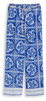 Produktbild von Wide Leg Hose mit Leinenanteil