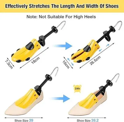 Produktbild von Famanu Schuhspanner verstellbar - Schuhdehner mit Schuhlöffel für Größen 40 bis 47