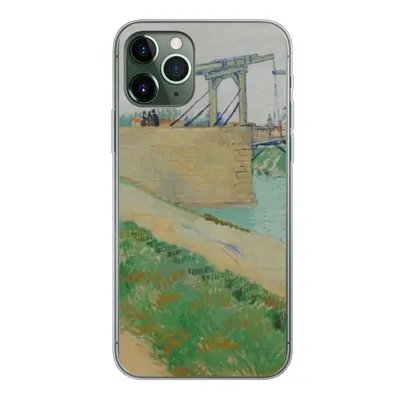 Produktbild von MuchoWow® Handyhülle Schutzhülle Hülle für iPhone 11 Pro Die Brücke von Langlois - Vincent van Gogh Silikon Softcase Handy Hülle - Handy