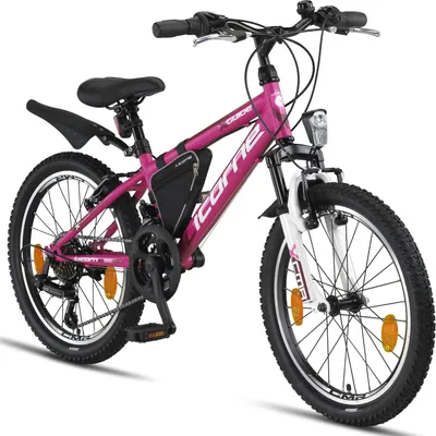 Produktbild von Licorne Bike Guide Premium Mountainbike Shimano,Zoll:20;Farbe:Rosa/Weiß