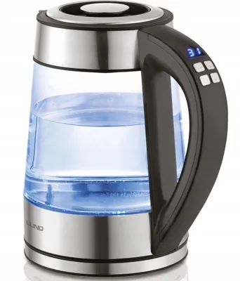 Produktbild von Wasserkocher Glas Mit Beleuchtung Leistungsstark 2200W Schnurlos 1,7L