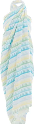 Produktbild von Knit Factory Viva Pareo - XL Musselintuch - Strandtuch - Pacific Blue - 180x130 cm