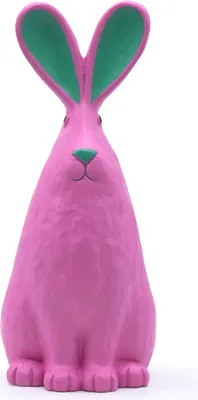 Produktbild von Hase pink/türkis 37,6 cm