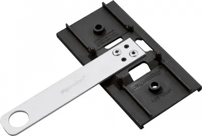 Produktbild von Schild I Anschraubhalter zum Befestigen der Schilderträger, Aluminium, 200x22...