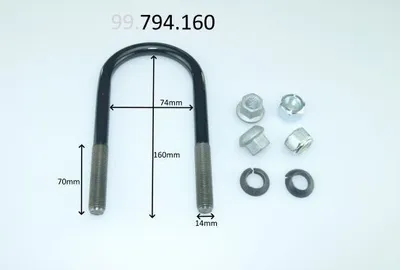 Produktbild von CS Germany Federbride 99.794.160 für VW CRAFTER 30-50 Kasten (2E) 160mm