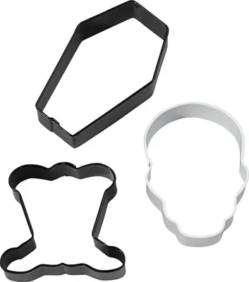 Produktbild von Wilton Halloween Keks-Ausstecher-Set Skelet 3-tlg.