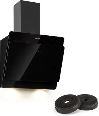 Produktbild von Aurica Dunstabzugshaube Umluftset 60cm Aktivkohlefilter schwarz
