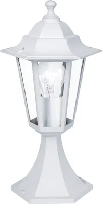 Produktbild von EGLO LATERNA 5, Außensockel-/Pfostenbeleuchtung, Weiß, Glas, IP44, I, Transparent